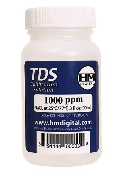 1000 ppm TDS and EC Calibration Solution